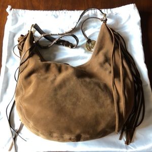 MK Rhea Suede Hobo purse